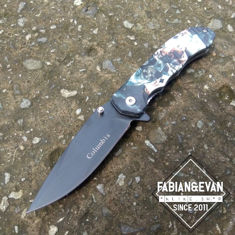 Pisau Lipat Surviva Columbia Grim Reaper
