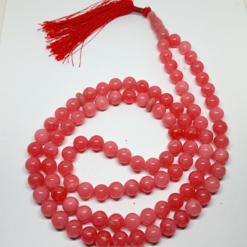 TASBIH BATU PINK ROSE QUATRZ 10MM 99BUTIR SPESIAL