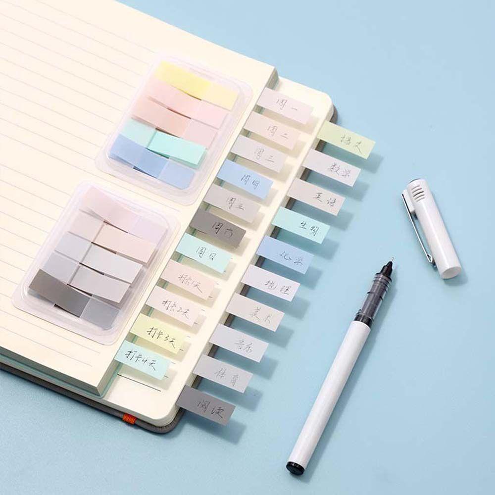 [Elegan] Index Memo Pad Student 100lembar To Do List Paper Perlengkapan Kantor Sekolah Bookmark Marker Hand Catatan Akun Sticky Note