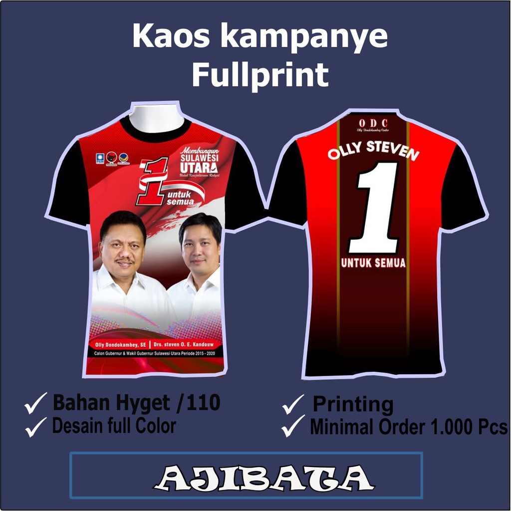 KAOS PARTAI MURAH Shopee Indonesia