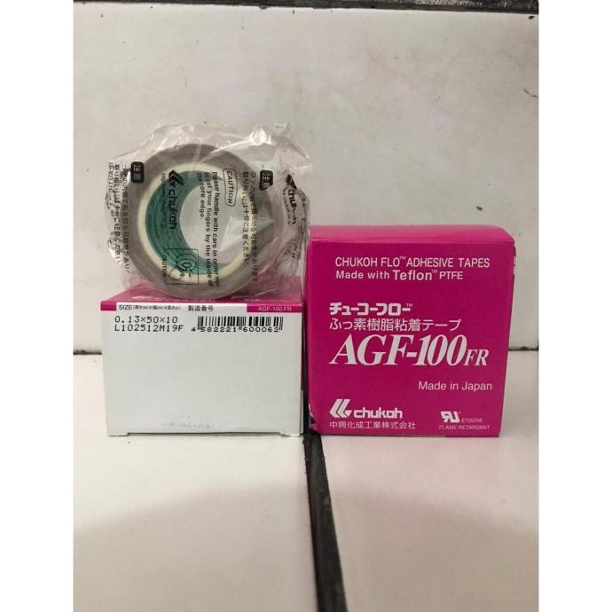 

>>>>>] Isolasi Tahan Panas Chukoh Flo Adhesive Tapes AGF-100FR 0.13 x 50 x 10