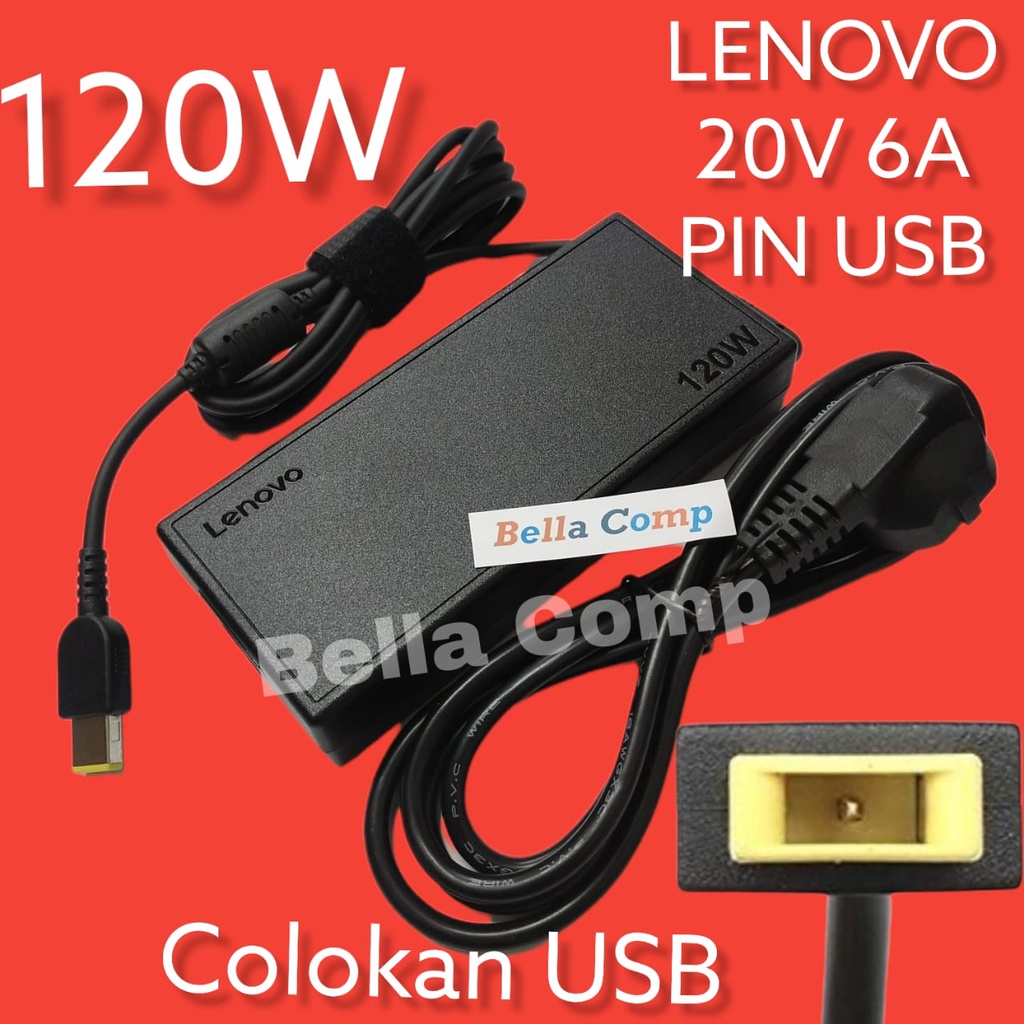 AC Adapter Charger For Lenovo SA10J20140 00PC727 G510 B4030 C5030 PA-1121-72 ADP-120TH B 20V 6A 120W USB