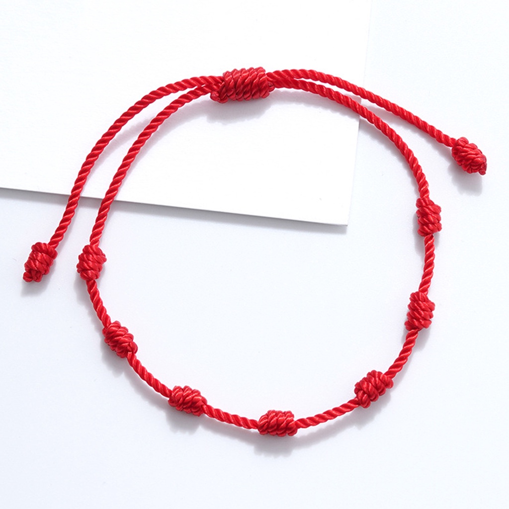 Hu Hu Hu Hu Hu Alat Bantu Pasang Kacamata♡ Gelang Tali Kepang Adjustable Dengan 7 Simpul Gaya Klasik Untuk Unisex