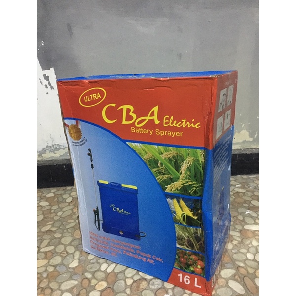 Tangki Elektrik CBA Murah Tengki Electrik ORIGINAL Tangki Petani Tutut 2 Alat Semprot Spray Cabe Sem