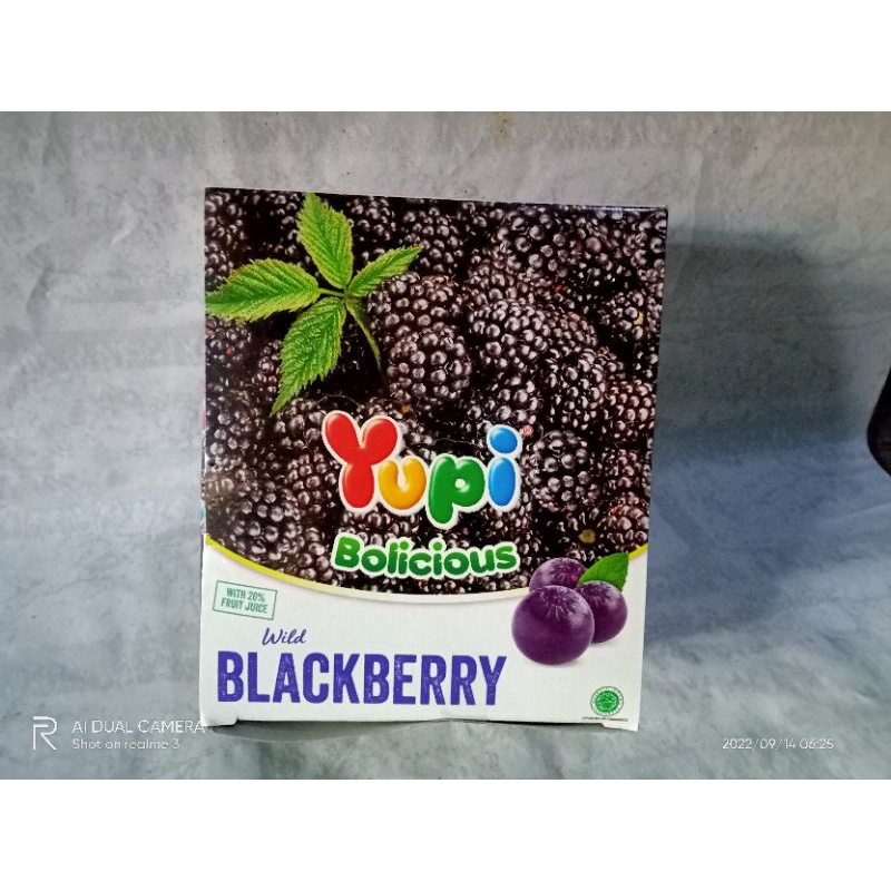 

yupi bolicius blackberry / yupi bolicius rasa blackberry isi 24 pcs