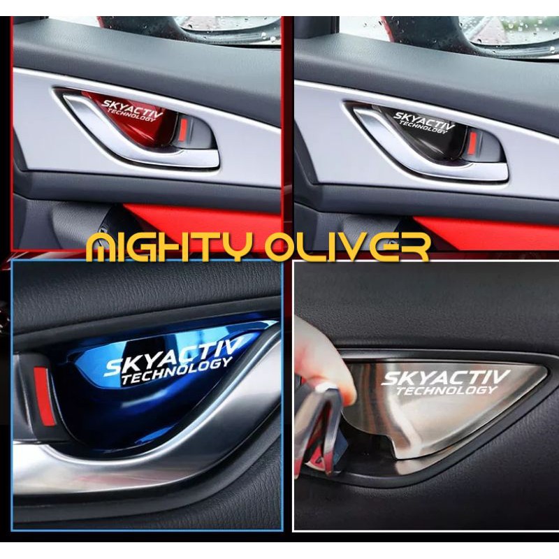 GARNISH HANDEL PINTU HANDEL PINTU CHROME MAZDA 3 CX3 CX5 CX7 CX9 CX 5 CX-5