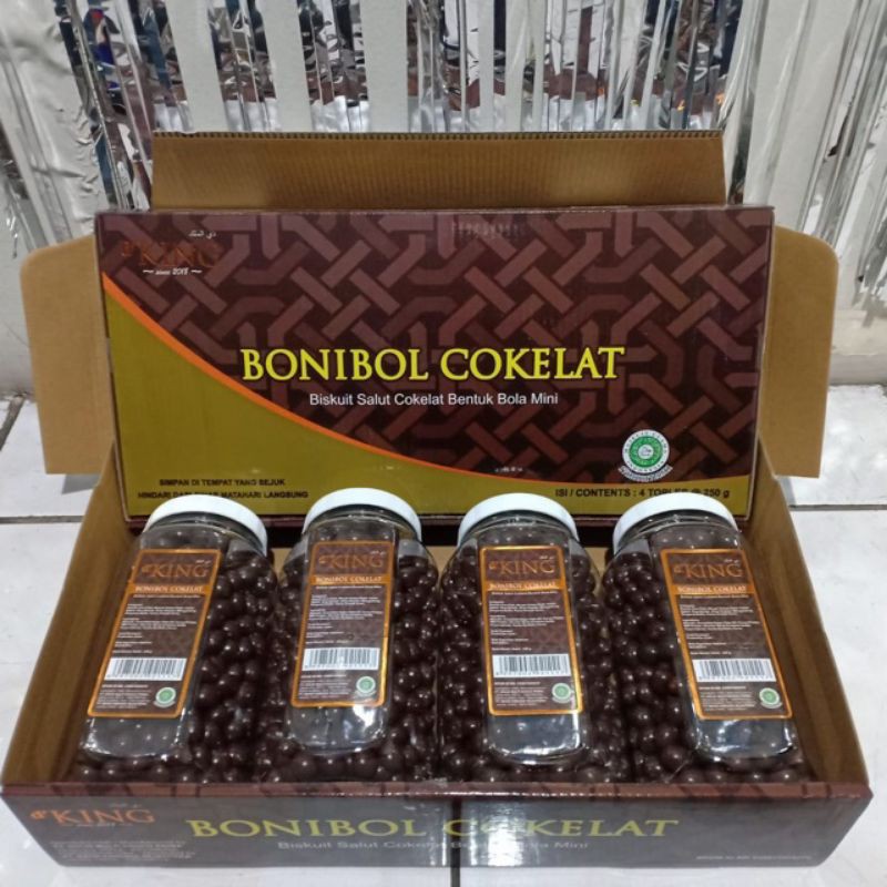 

1kotak D'king bonibol cokelat & 3 combi ~ biscuit salut cokelat bentuk