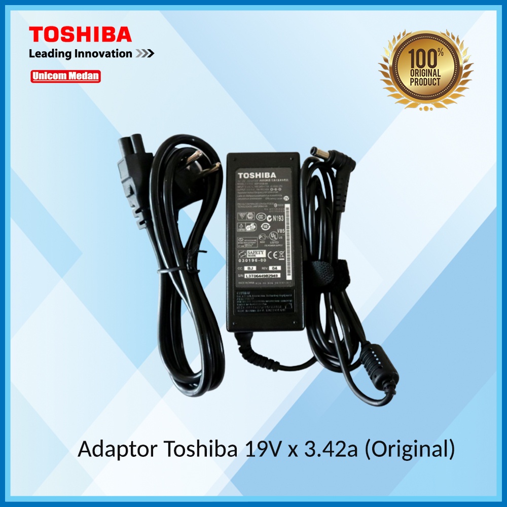 Adaptor Toshiba 19v x 3.42a Original