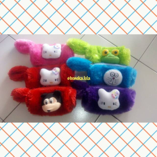 

DAPAT 2 Tempat Pensil Tempat Make up Karakter Doraemon Hellokitty Keroppi Mickey Mouse
