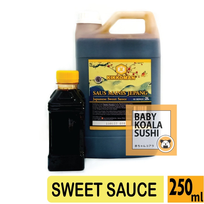 

Fe0Ggg Kikkoman Japanese Sweet Sauce Halal 250Ml | Sweet Shoyu Ala Sushi Tei 75djbfv