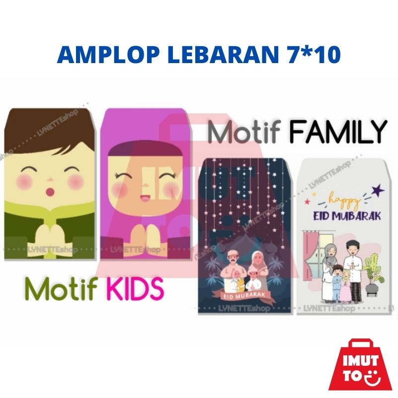 

IMUTTO AMPLOP ANGPAU LEBARAN MEDIUM 7 X 10 CM