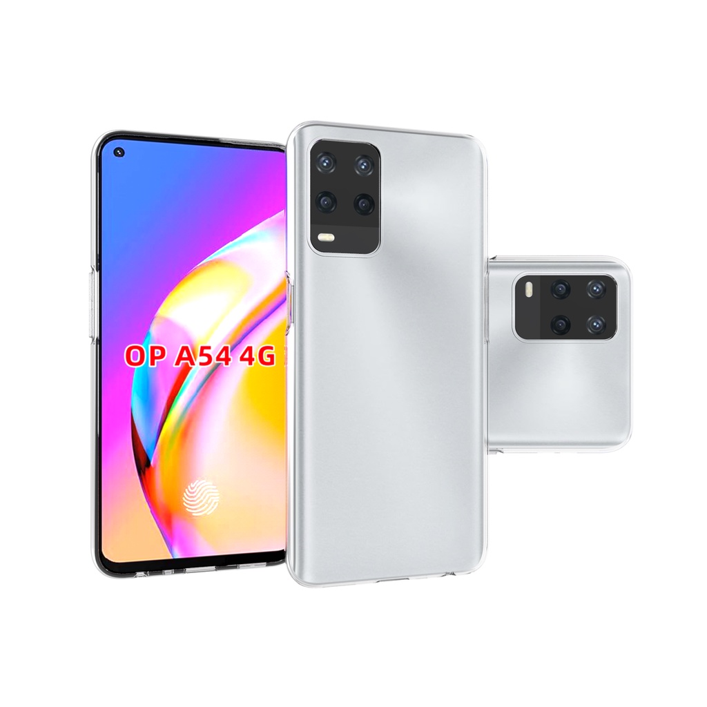 Oppo A54 Case Softcase Anticrack Bening Case Casing Hp Oppo A54