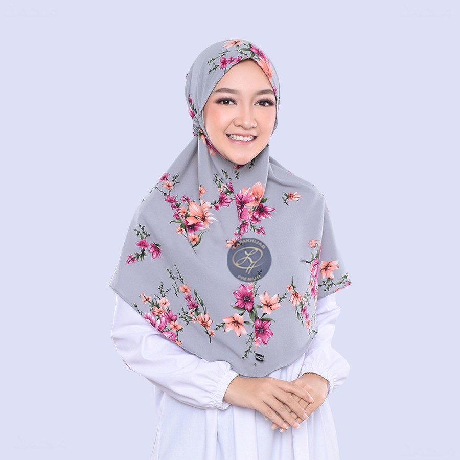 Kerudung Tali Belakang Jumbo Viral Terbaru Jilbab Bergo Mariam Syari Motif Premium Bagus Buat Harian-5