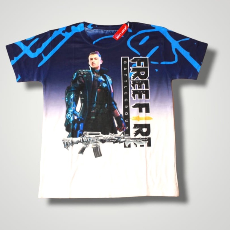 GRATIS NICNAME BAJU FREE FIRE/BAJU GAMING MOBILE LEGEND  ANAK SIZE 9-12THN