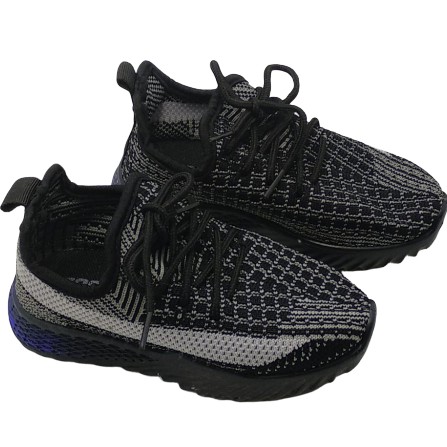  Sepatu  Anak  Cowok LED IMPORT Hitam Usia  1 2 3 4 Tahun  