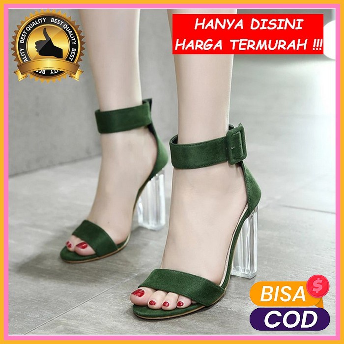 Sepatu Hak Heels Wanita Hels Murah Remaja Dewasa Ml 11 Motif Tali Bahan Suede Sapatu Ha Heel Hils Im