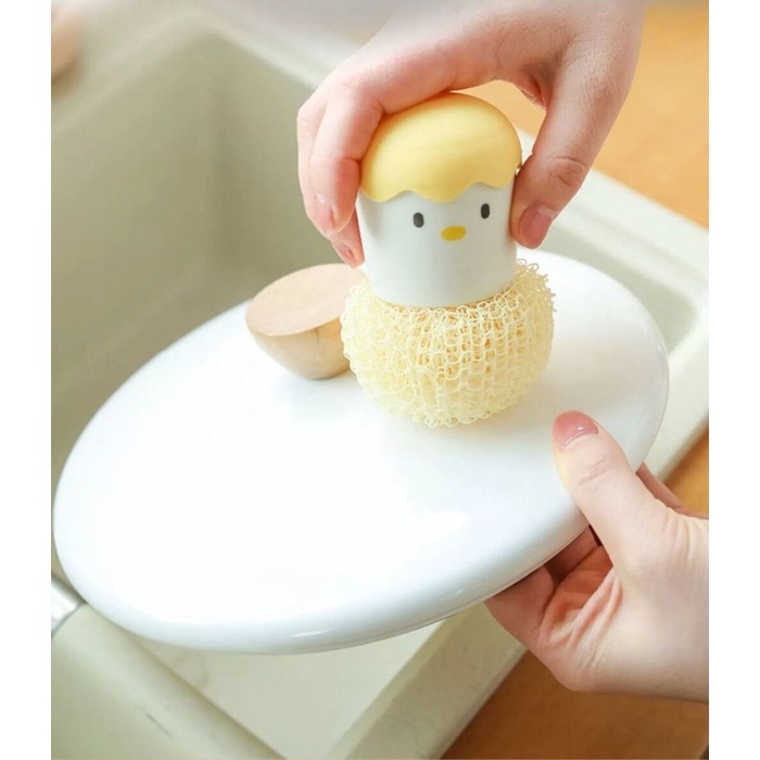Bola Sikat Nano Chicky Untuk Peralatan Dapur Anda / Cleaning Brush -SC