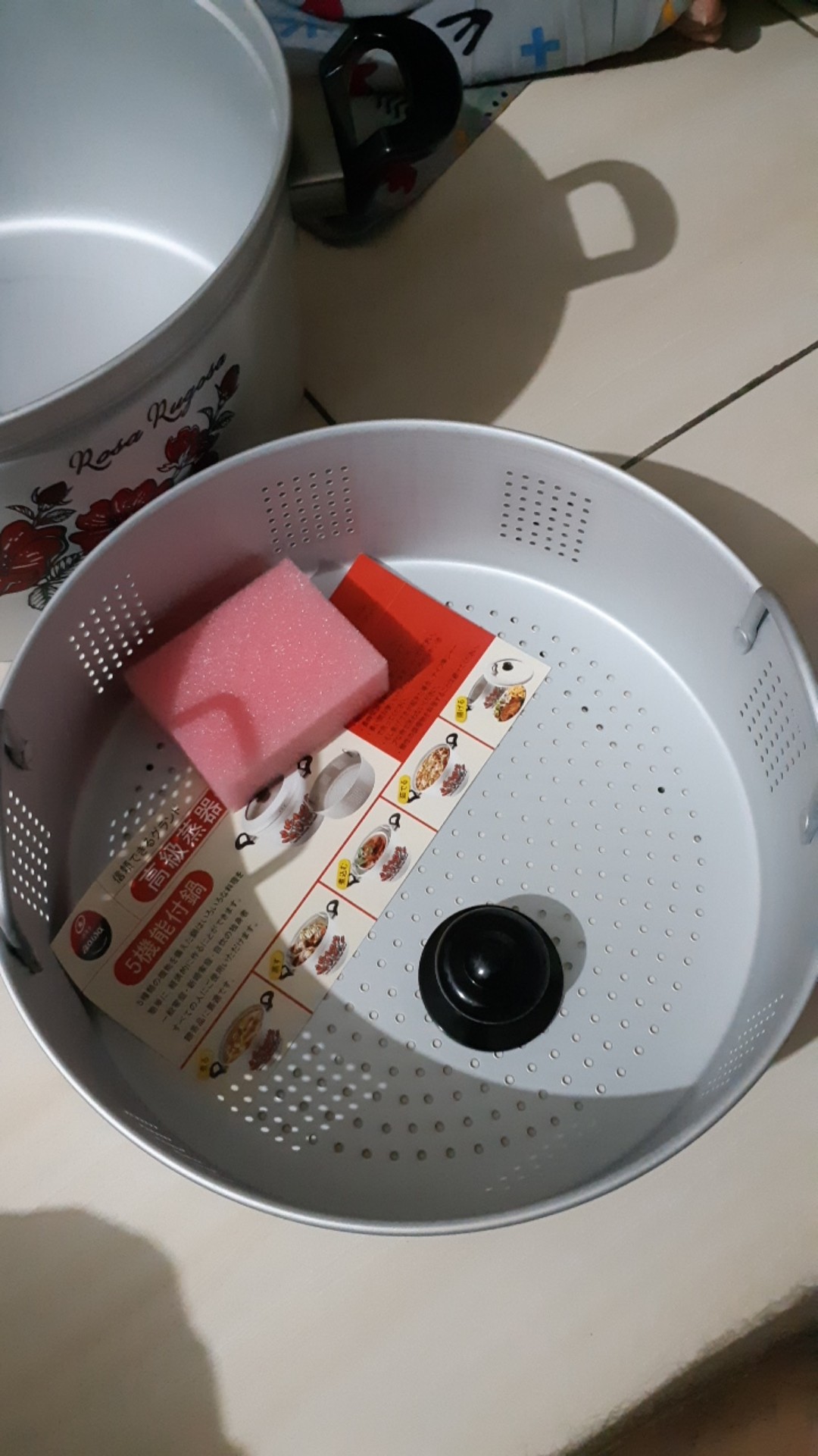 Panca Guna / Panci Kukusan 30cm Tutup Kaca Maspion