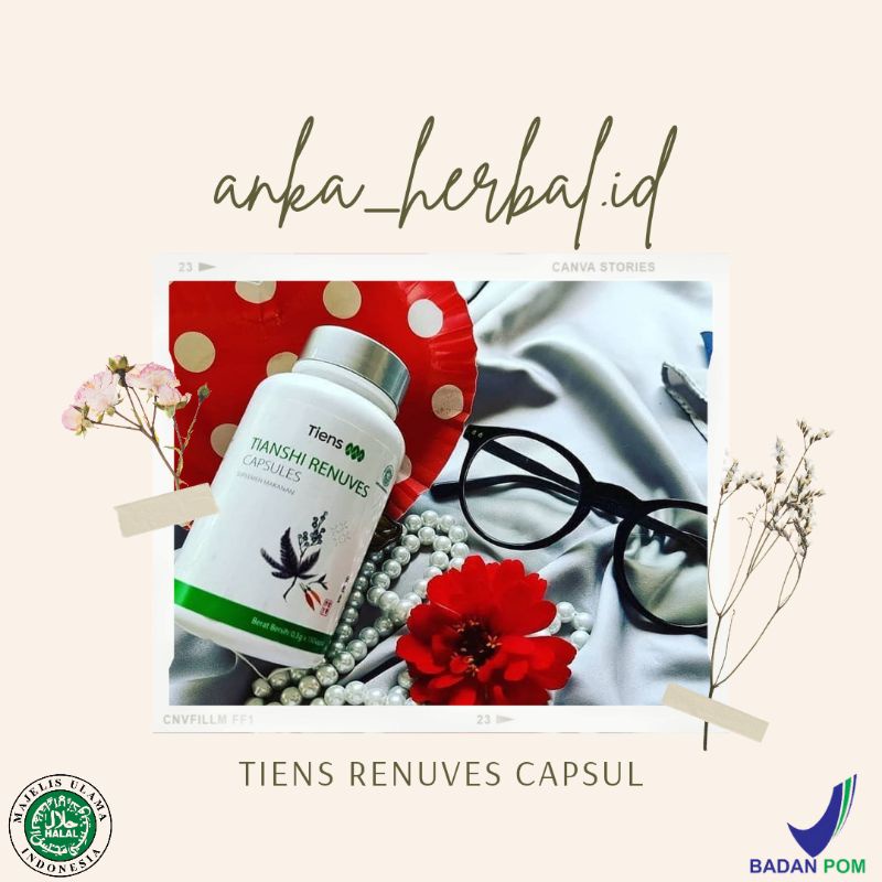 TIENS renuves pembersih paru paru 50 kapsul