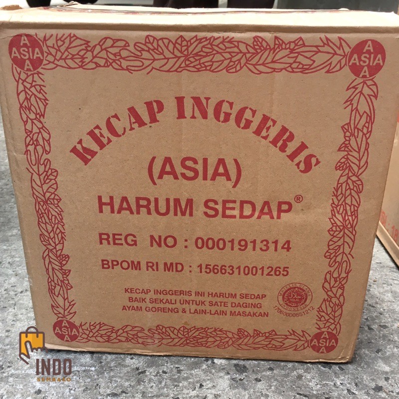 Kecap Inggris asia harum sedap 12 x 620ml dus / Kecap inggris harum sedap asia dus