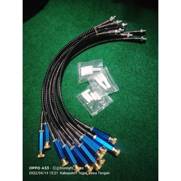 selang pompa pcp. filter kecil+kupler betina/harga 1set tinggal pasang
