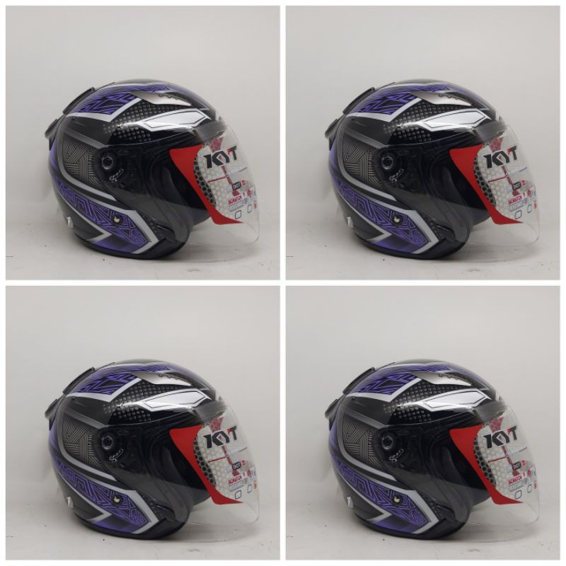 Helm Kyt Galaxy Slide Marvel Black Panther Black/Purple