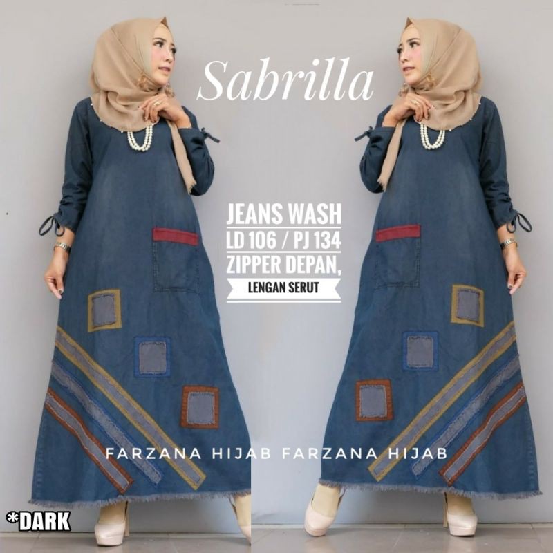 Gamis Jeans Wanita Dewasa