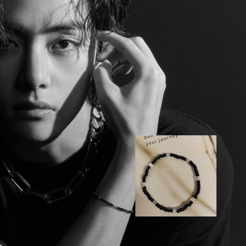 Gelang V BTS / Taehyung Beads Bracelet / Bracelet Inspired by KIm Taehyung BTS