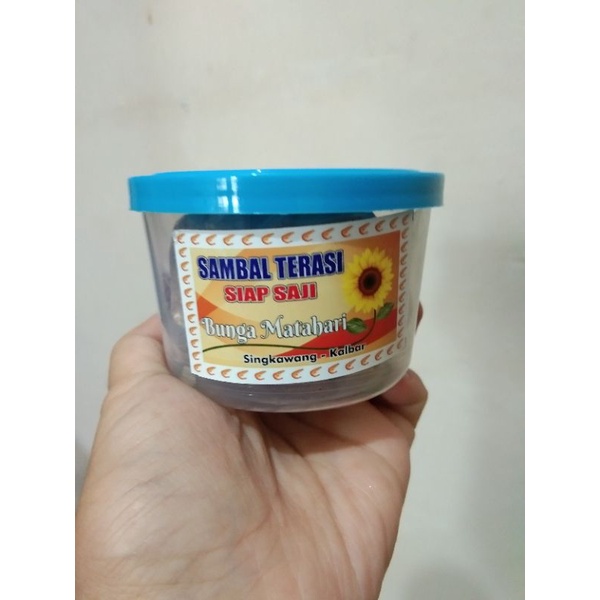 

Terasi Bubuk Khas Singkawang / Bubuk Terasi / Sambal Terasi Siap Saji / Terasi Bubuk Bunga Matahari / belacan / Terasi Udang / Oleh oleh Khas Kalbar