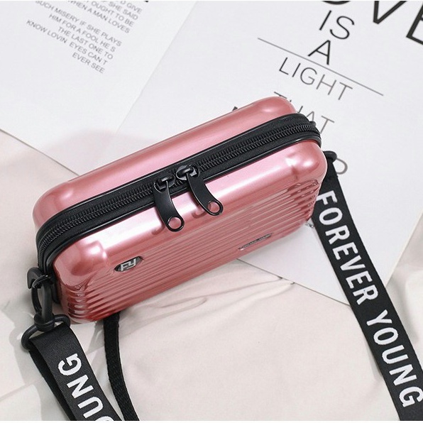 {PROMO} Tas Selempang Koper Mini Import Tas Lucu tas wanita murah tas make up tas wanita import sling bag wanita shoulder bag wanita tas bahu wanita crossbody bag tas wanita branded tas wanita kekinian