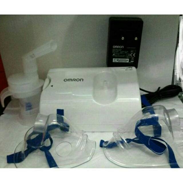 Nebulizer Omron NEC 801 Nebu NE-C801 NEC801 NE C801 Nebul Omron Murah Alat Inhalasi Uap Terapi Asma