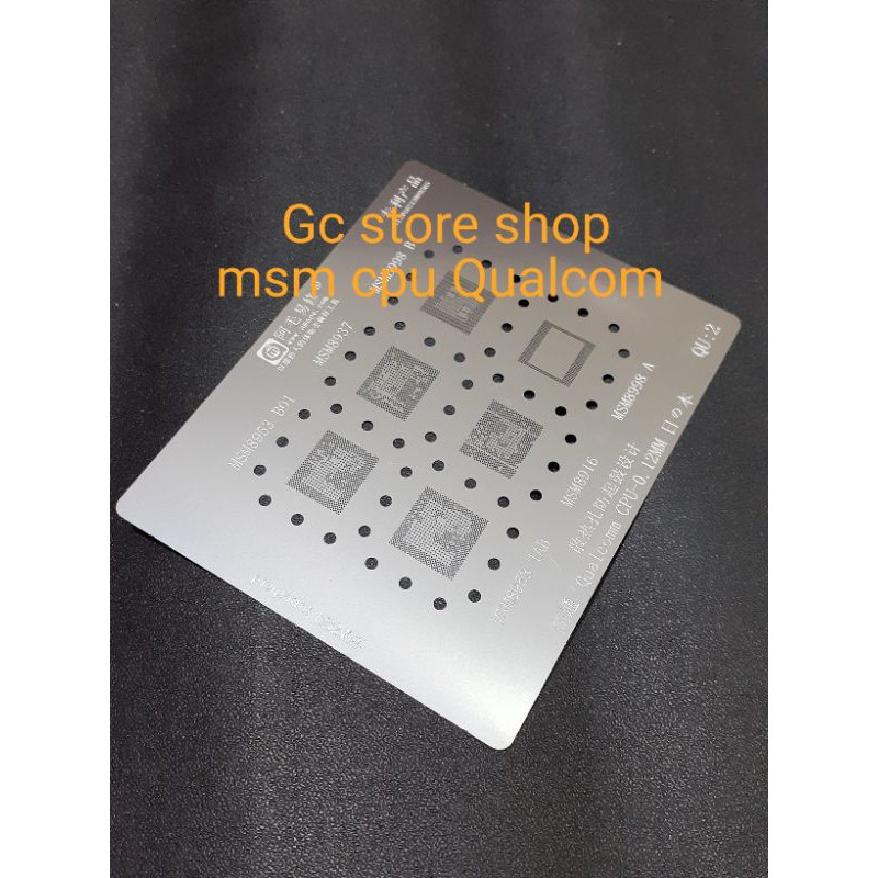 Cetakan tipis plat bga ic cpu qu2 bahan amaoe