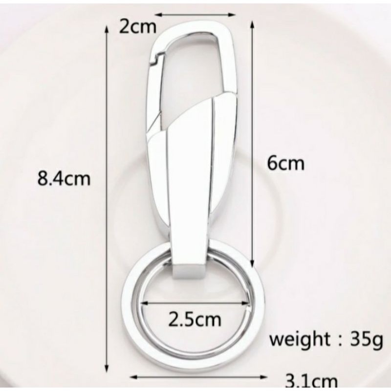 Gantungan kunci sepeda motor Stainless Nmax Aerox Adv Pcx Ninja Gsx Universal anti karat