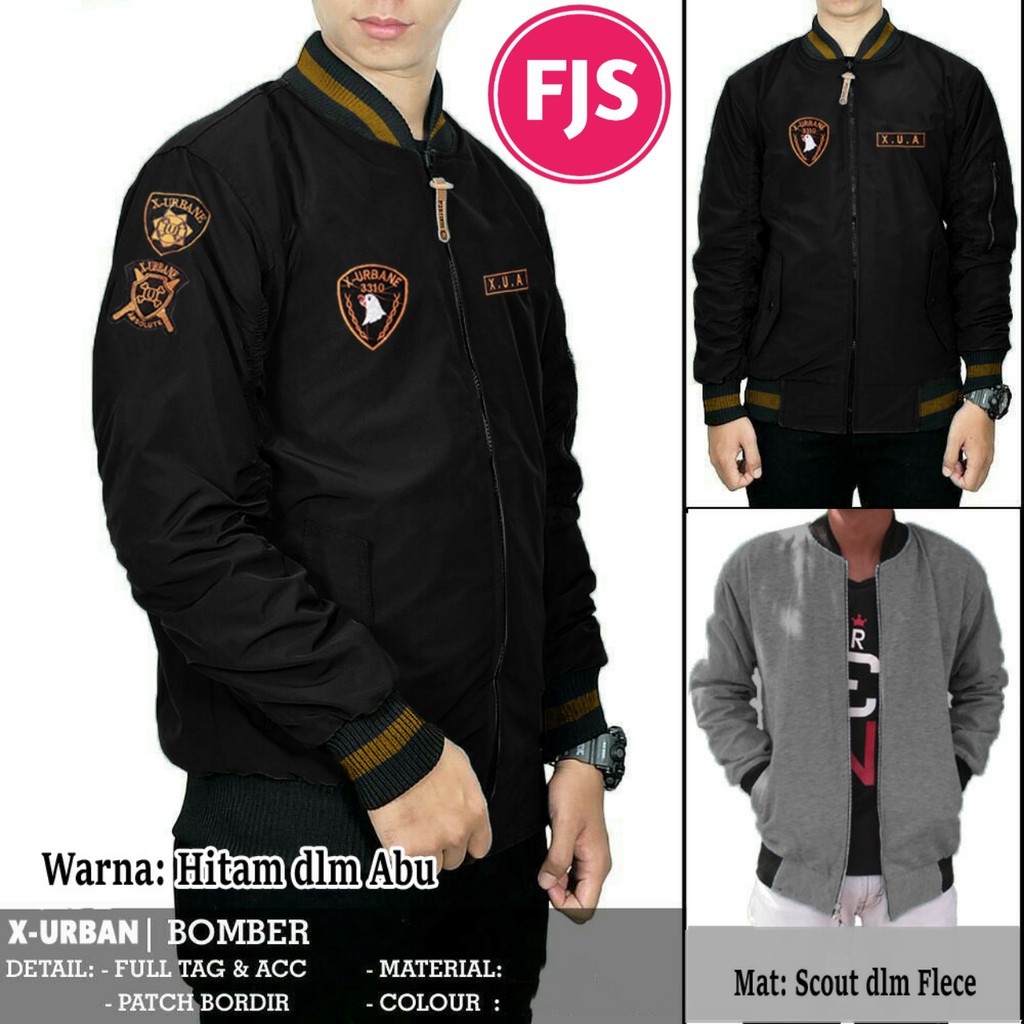 Urband Legend XUA - Jaket Bomber Pria Wanita Unisex | Baju PakaianMurah Premium by WAWA JACKET (COD)