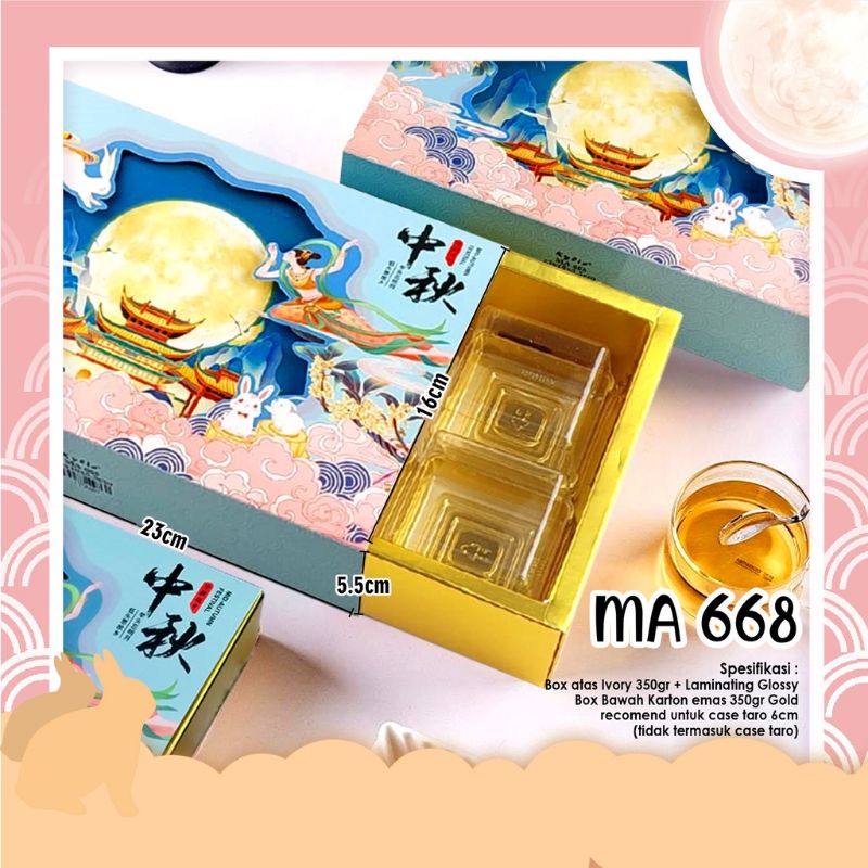 BOX MOONCAKE / PACKAGING MOONCAKE - MA 668