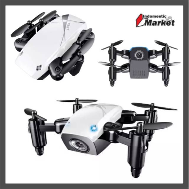 Drone Kecil / Mainan Drone Mini / Pocket Drone Quadcopter Foldable / Drone Mainan Anak - S9