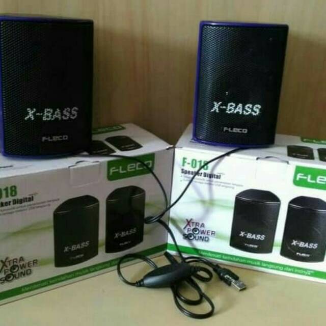 Speaker komputer aktif fleco F-018 xtra bass