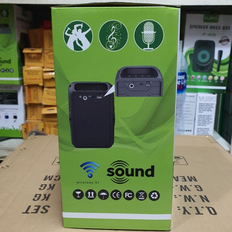 Harga Promo Speaker super ngebass Speaker Bluetooth Fleco F 418 New