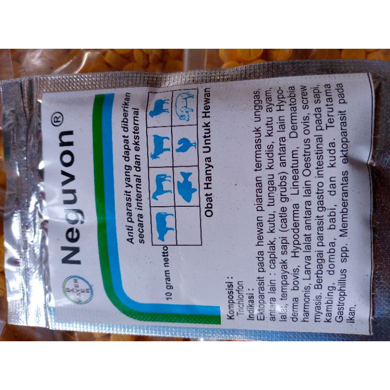 neguvon (obat parasit  ternak )