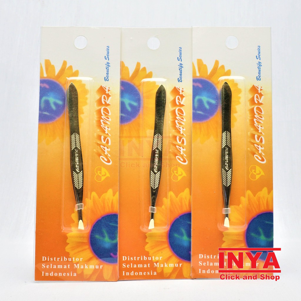 PINSET ALIS GOLD CASANDRA EYEBROW TWEEZER