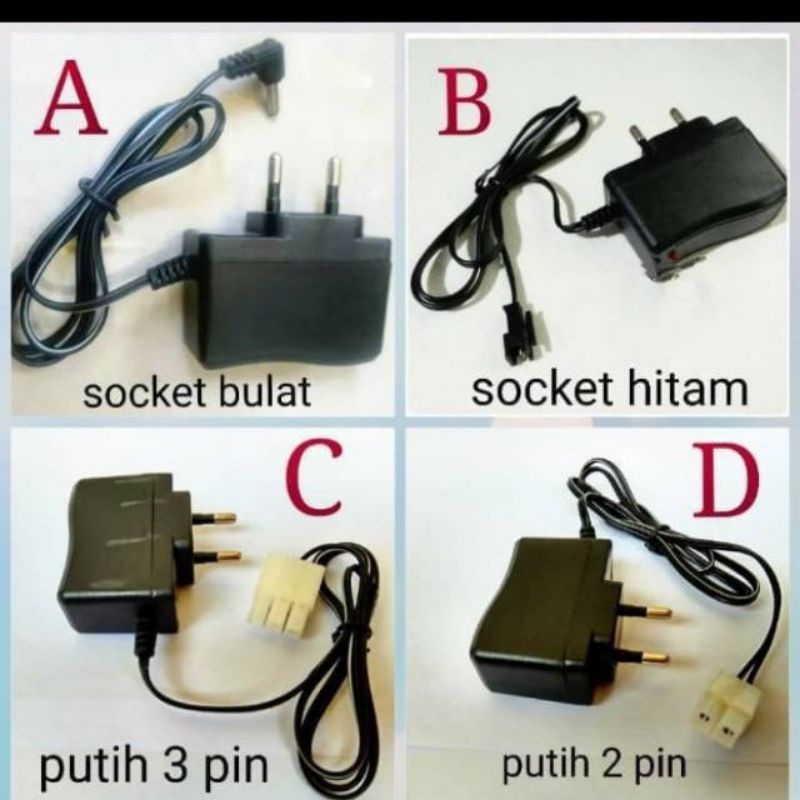 ADAPTOR CHARGER MOBIL REMOT RC