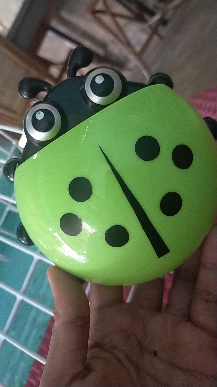 Tempat Odol Dan Sikat Gigi Tempel Ladybug