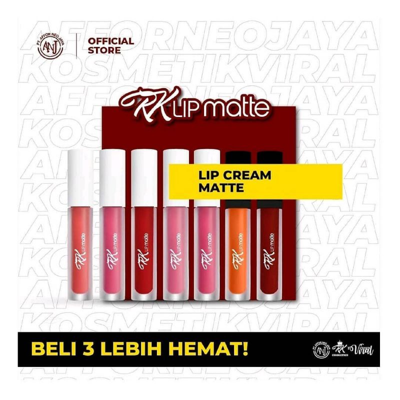 RK LIPCREAM RK GLOW ORIGINAL 100% / RK LIP CREAM RK BPOM ORIGINAL 100%