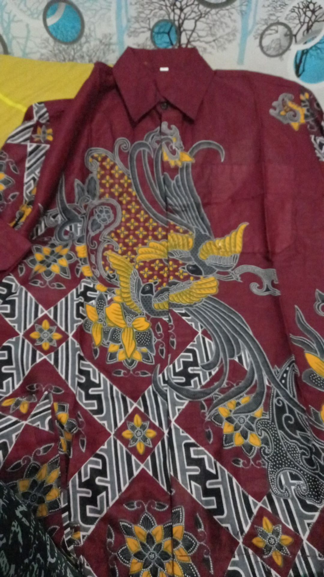 Kemeja Batik Pria Lengan Panjang Size M L Xl Xxl Motif Kratonan 171093