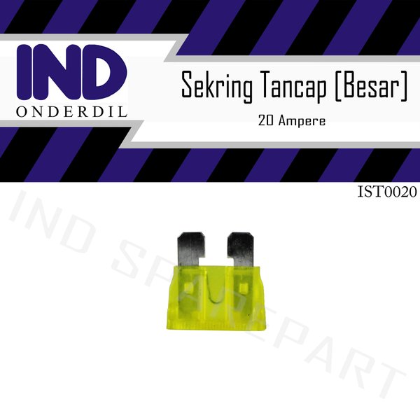 

ASLI RP99SekringSikring TancapFuse Blade Besar 20 Ampere 20 A