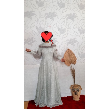 dress elegan / baju hijab / dress hijab