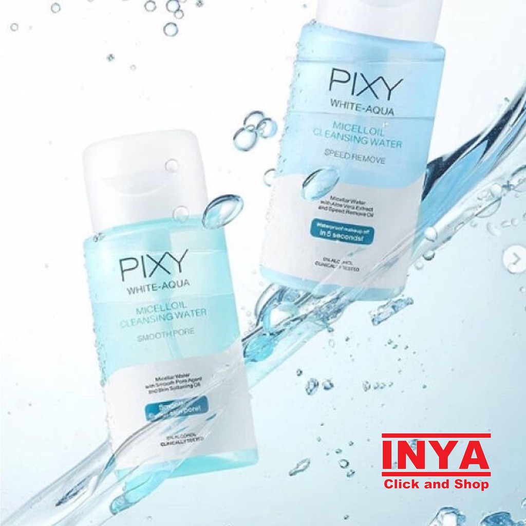 PIXY WHITE AQUA MICELL OIL CLEANSING WATER SMOOTH PORE 200ml - Micellar Water