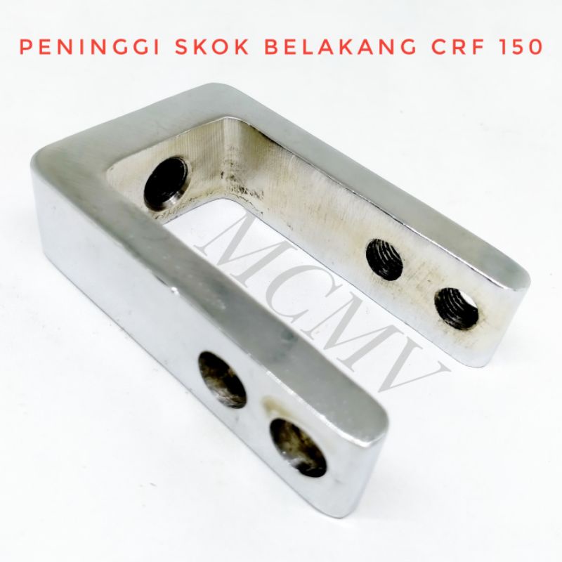 PENINGGI MONO SHOCK SKOK BELAKANG KLX DTRACKER 150 CRF 150 L Klx150 Crf150 besi 2 lubang