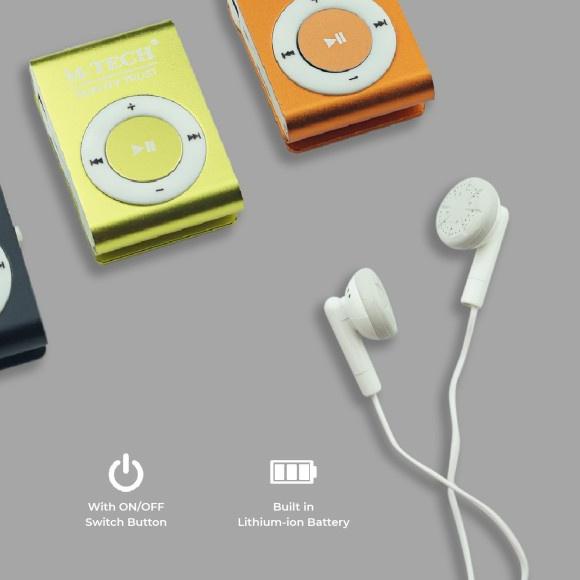 ☑ MP3 Player Jepit Mini Micro SD Free Headset ☜