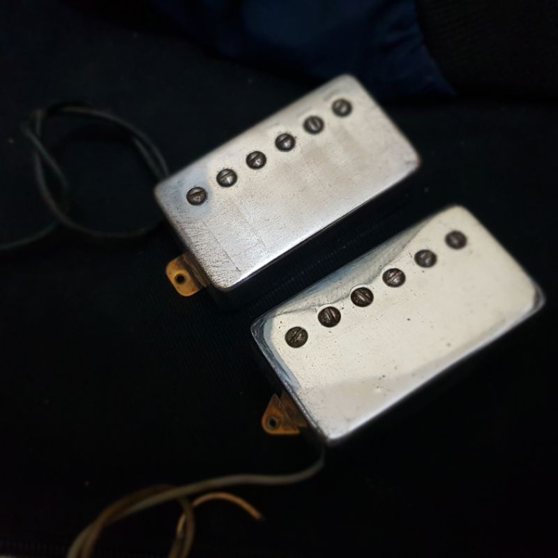 Pickup gitar Elektrik Humbucker Chrome copotan gitar spirit by Gibson